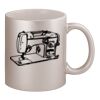 11oz Metallic Silver Mug Thumbnail