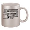 11oz Metallic Silver Mug Thumbnail