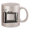 11oz Metallic Silver Mug Thumbnail