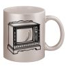 11oz Metallic Silver Mug Thumbnail