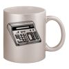 11oz Metallic Silver Mug Thumbnail
