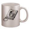 11oz Metallic Silver Mug Thumbnail