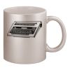 11oz Metallic Silver Mug Thumbnail