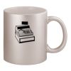 11oz Metallic Silver Mug Thumbnail