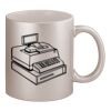 11oz Metallic Silver Mug Thumbnail