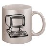 11oz Metallic Silver Mug Thumbnail