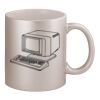 11oz Metallic Silver Mug Thumbnail