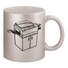 11oz Metallic Silver Mug Thumbnail