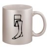 11oz Metallic Silver Mug Thumbnail