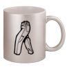 11oz Metallic Silver Mug Thumbnail