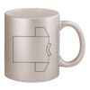 11oz Metallic Silver Mug Thumbnail