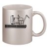 11oz Metallic Silver Mug Thumbnail