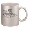 11oz Metallic Silver Mug Thumbnail