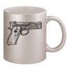 11oz Metallic Silver Mug Thumbnail