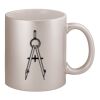 11oz Metallic Silver Mug Thumbnail