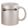 11oz Metallic Silver Mug Thumbnail