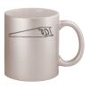 11oz Metallic Silver Mug Thumbnail