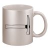 11oz Metallic Silver Mug Thumbnail