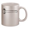 11oz Metallic Silver Mug Thumbnail