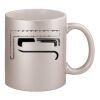 11oz Metallic Silver Mug Thumbnail