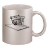 11oz Metallic Silver Mug Thumbnail