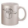 11oz Metallic Silver Mug Thumbnail