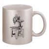 11oz Metallic Silver Mug Thumbnail