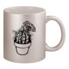 11oz Metallic Silver Mug Thumbnail
