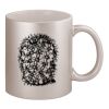 11oz Metallic Silver Mug Thumbnail