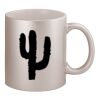 11oz Metallic Silver Mug Thumbnail