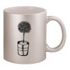 11oz Metallic Silver Mug Thumbnail
