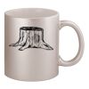 11oz Metallic Silver Mug Thumbnail