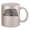 11oz Metallic Silver Mug Thumbnail
