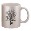11oz Metallic Silver Mug Thumbnail