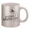 11oz Metallic Silver Mug Thumbnail
