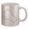 11oz Metallic Silver Mug Thumbnail