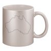 11oz Metallic Silver Mug Thumbnail