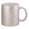 11oz Metallic Silver Mug Thumbnail