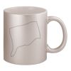 11oz Metallic Silver Mug Thumbnail