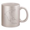 11oz Metallic Silver Mug Thumbnail