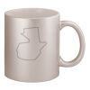 11oz Metallic Silver Mug Thumbnail