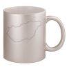 11oz Metallic Silver Mug Thumbnail