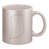 11oz Metallic Silver Mug Thumbnail