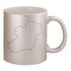 11oz Metallic Silver Mug Thumbnail