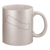 11oz Metallic Silver Mug Thumbnail