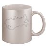 11oz Metallic Silver Mug Thumbnail