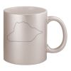 11oz Metallic Silver Mug Thumbnail