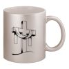 11oz Metallic Silver Mug Thumbnail