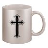 11oz Metallic Silver Mug Thumbnail