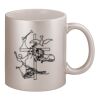 11oz Metallic Silver Mug Thumbnail